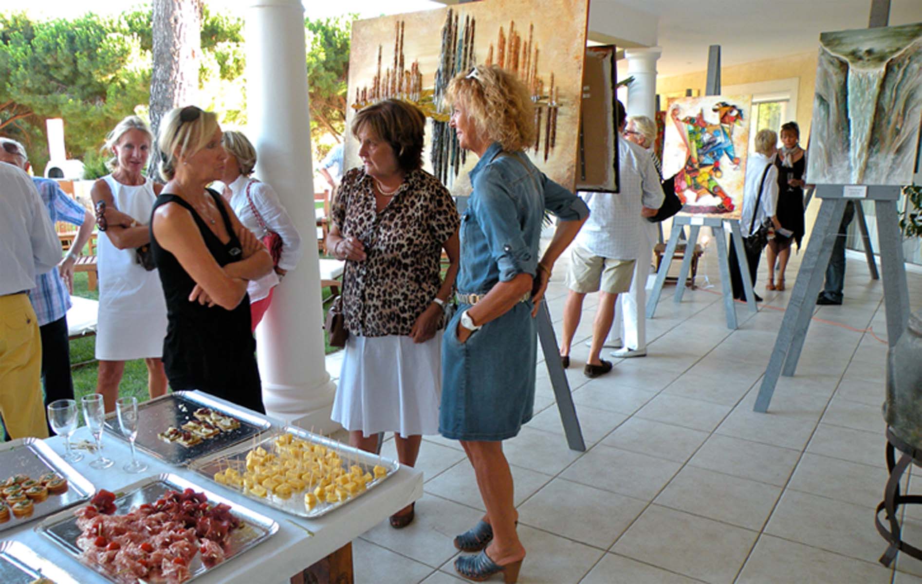 Affiche Vernissage samen met Geca (Georges Cabot) te St.Maxime (Frankrijk) op 23 juli 2011. (2011)