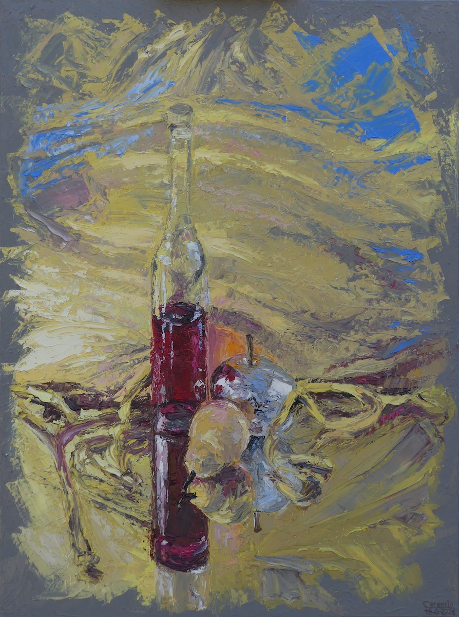 Bottle in the mirror