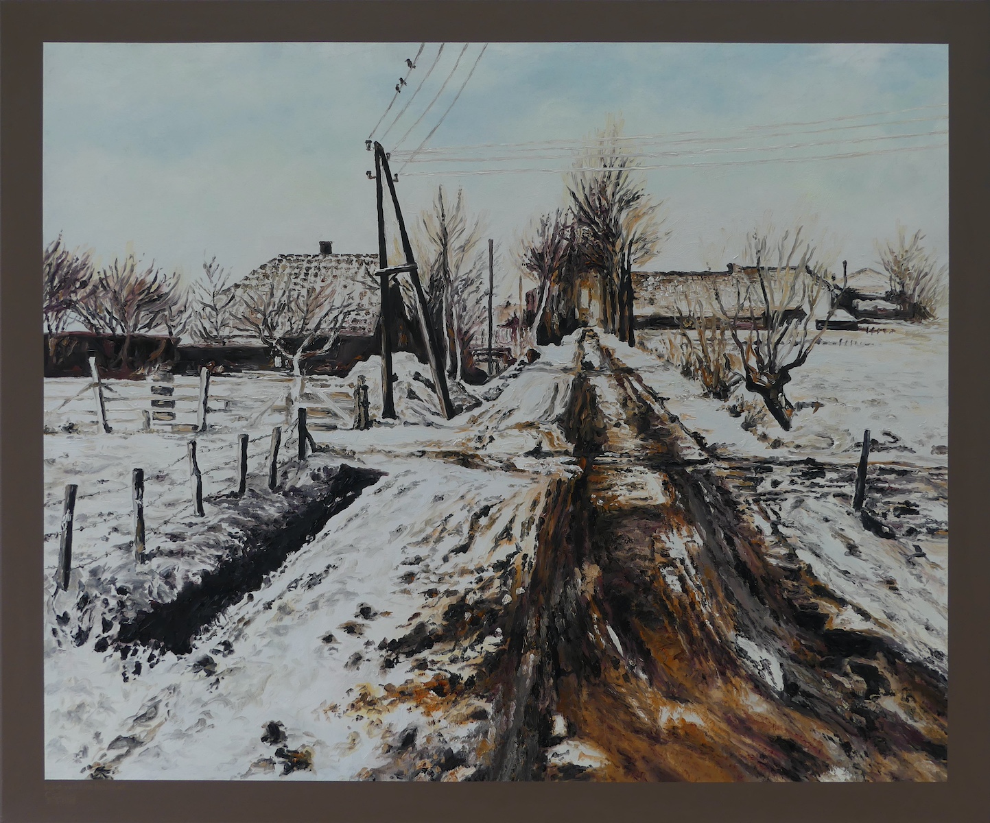 Country road (kopie van Rien Poortvliet)