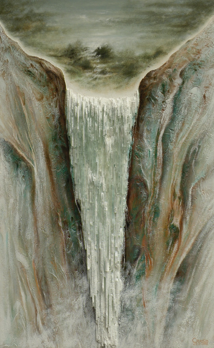 The sacred waterfall