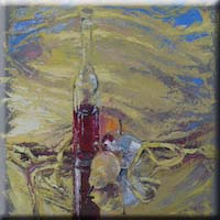 Bottle in the mirror