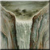 The sacred waterfall